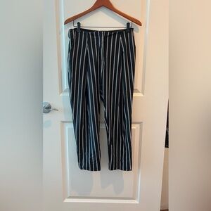 DO+BE Black and White Pants